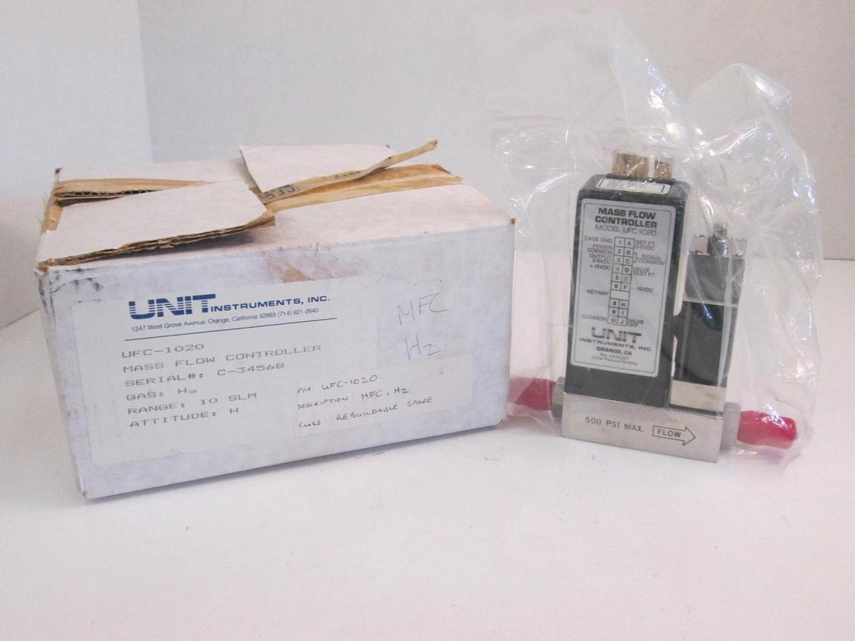 Unit UFC-1020 Mass Flow Controller MFC, H2, 10 SLM, New