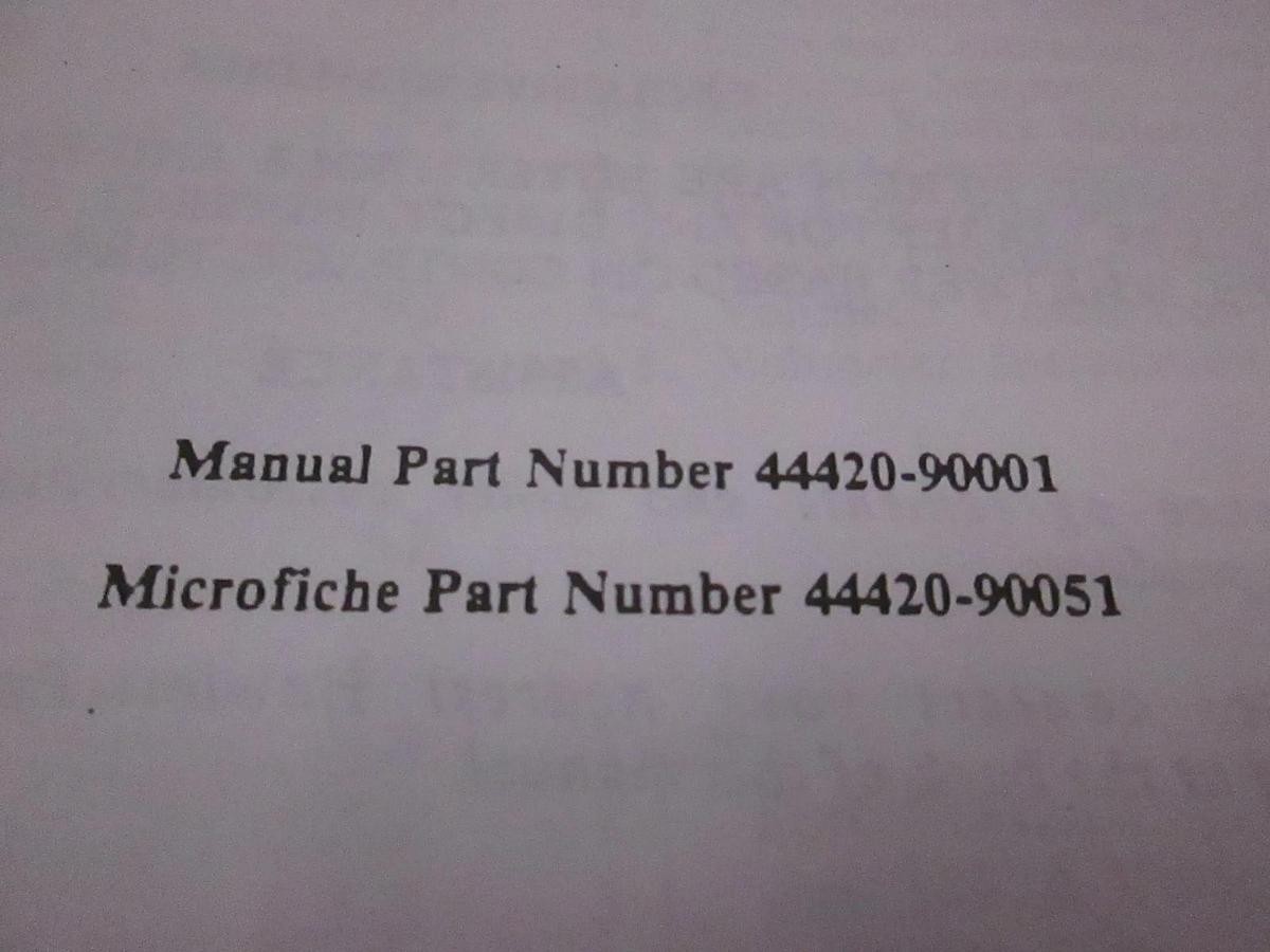 Used HP Model 44420A, 5 1/2 Digit DVM And Current Source (001) Operating Manual, Used