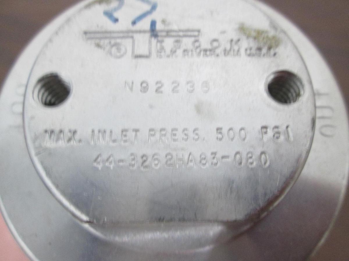 Used Tescom, 44-3252-A85-080, 4 Port Regulator, 100 PSIG Max Outlet, Used