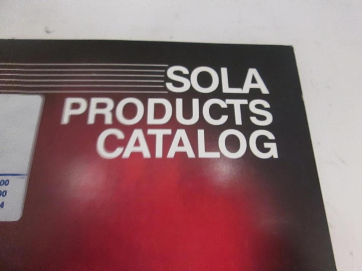 Used Sola Products Catalog, Catalog 718, Used