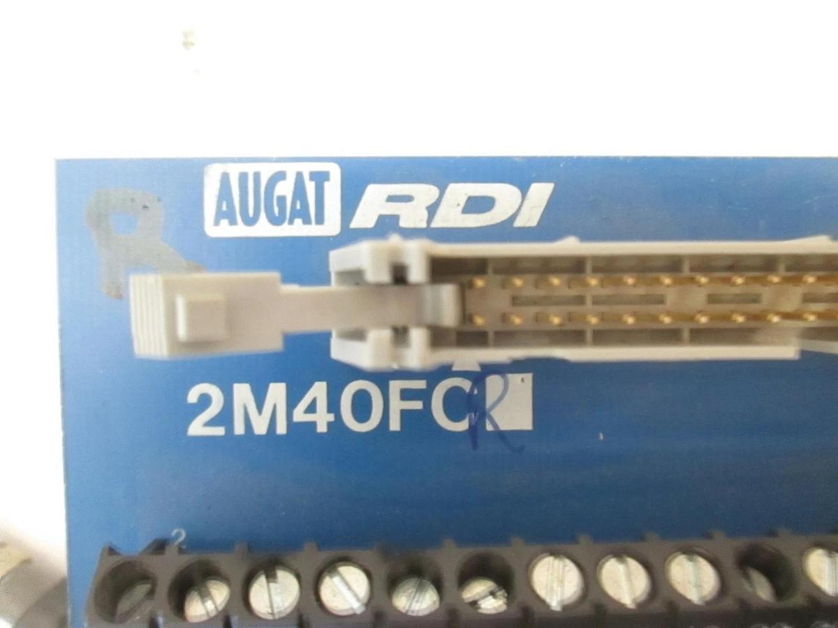 Used Augat RDI, 2M40FCR, Terminal Block Interface Module, PCB, Used