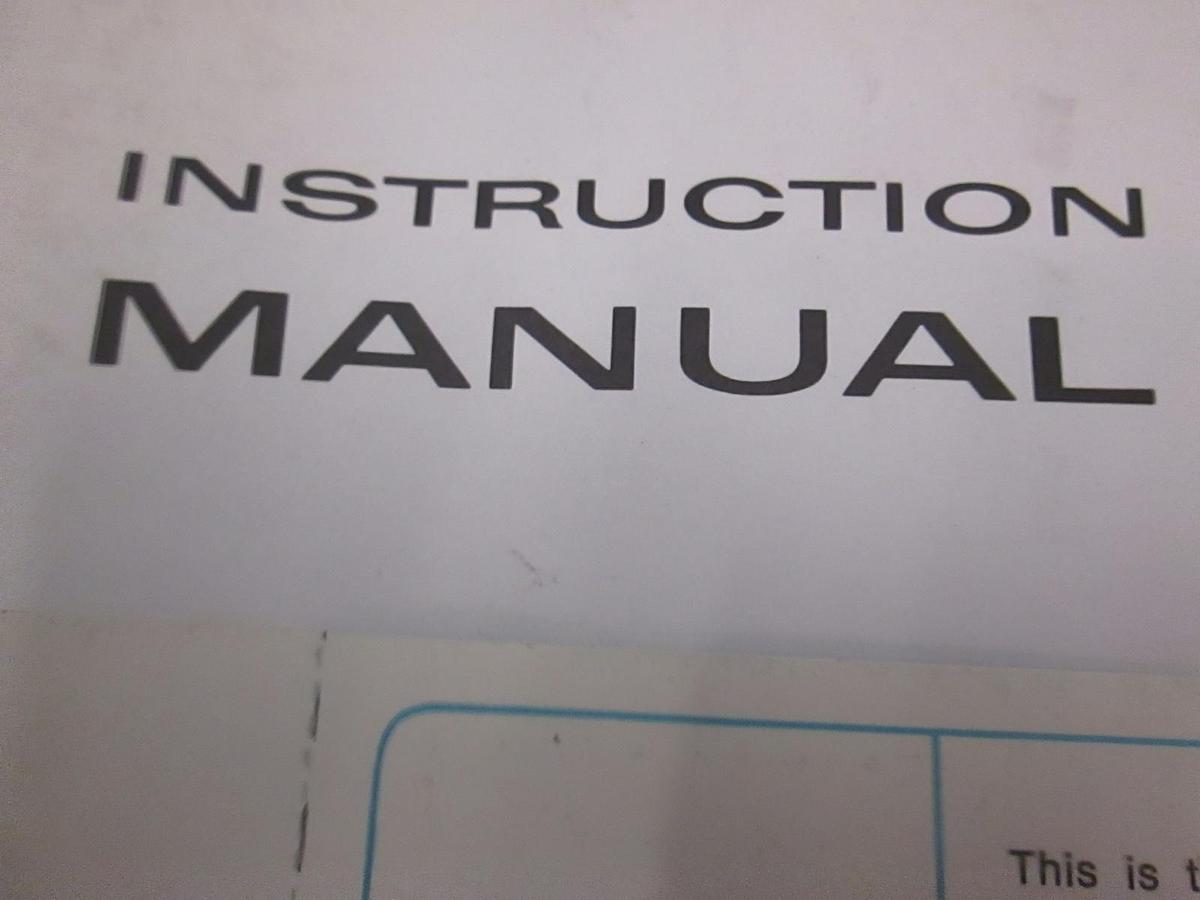 Used Tektronix Type 2B67 Time Base Instruction Manual, Used