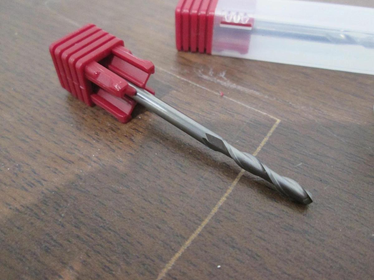 Melin, AMG-404-MB, Carbide Ball End Mill, 1/8 Dia, New, Lot of 2