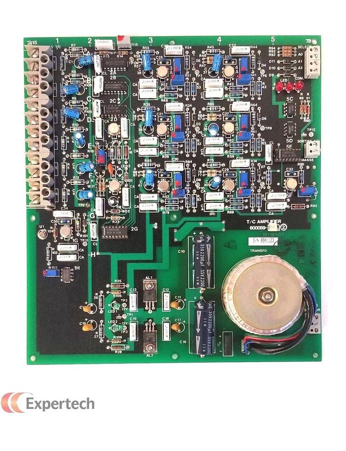 Used SVG 600059-06 6 Input T/C Amplifier