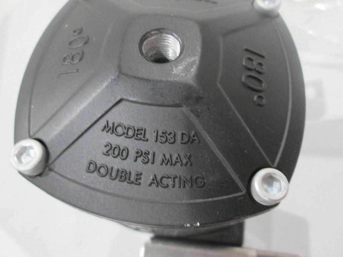 Used Swagelok, SS-63XPS12-S8-53DHT-2839, Ball Valve w/ 153DA Double Actuator, NWOB