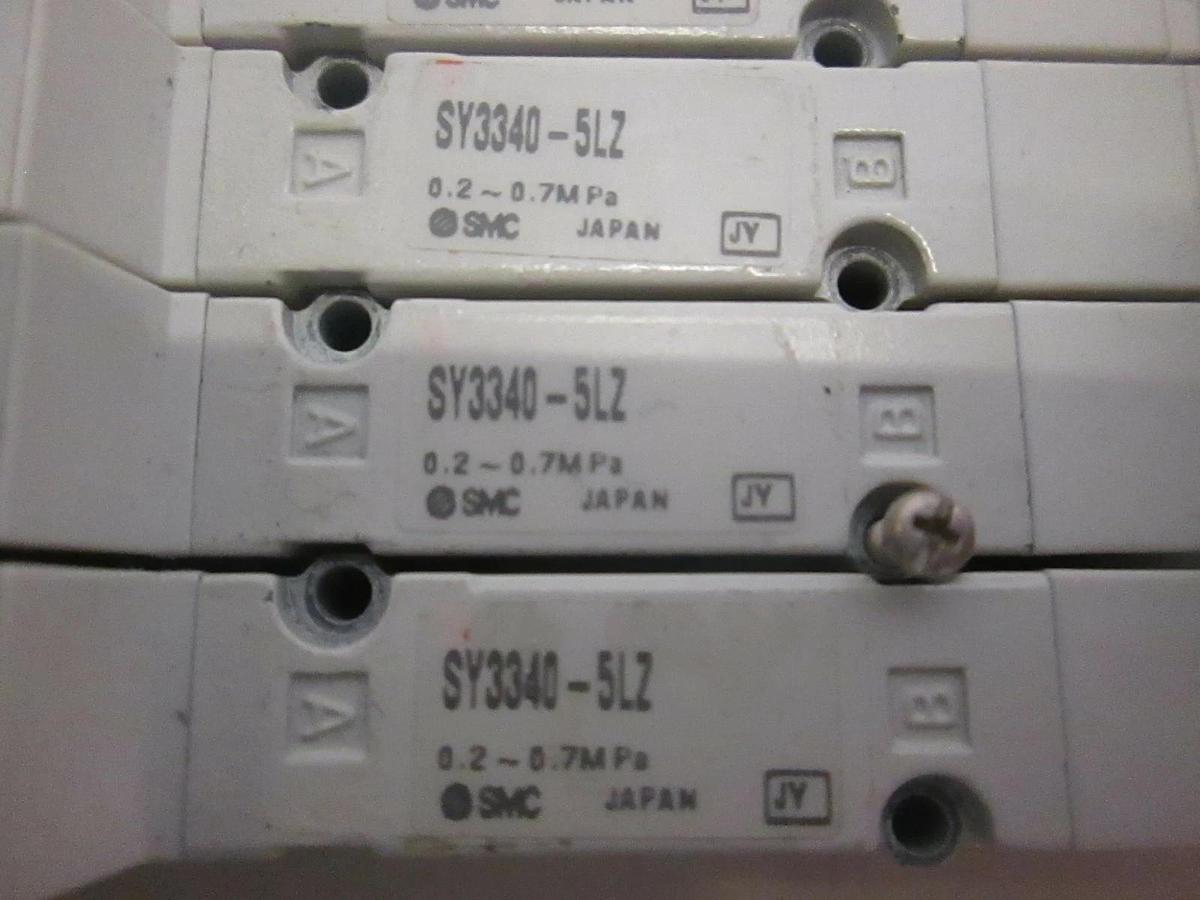 Used SMC, Solenoid Valve, SY3340-5LZ, Used, Lot of 7