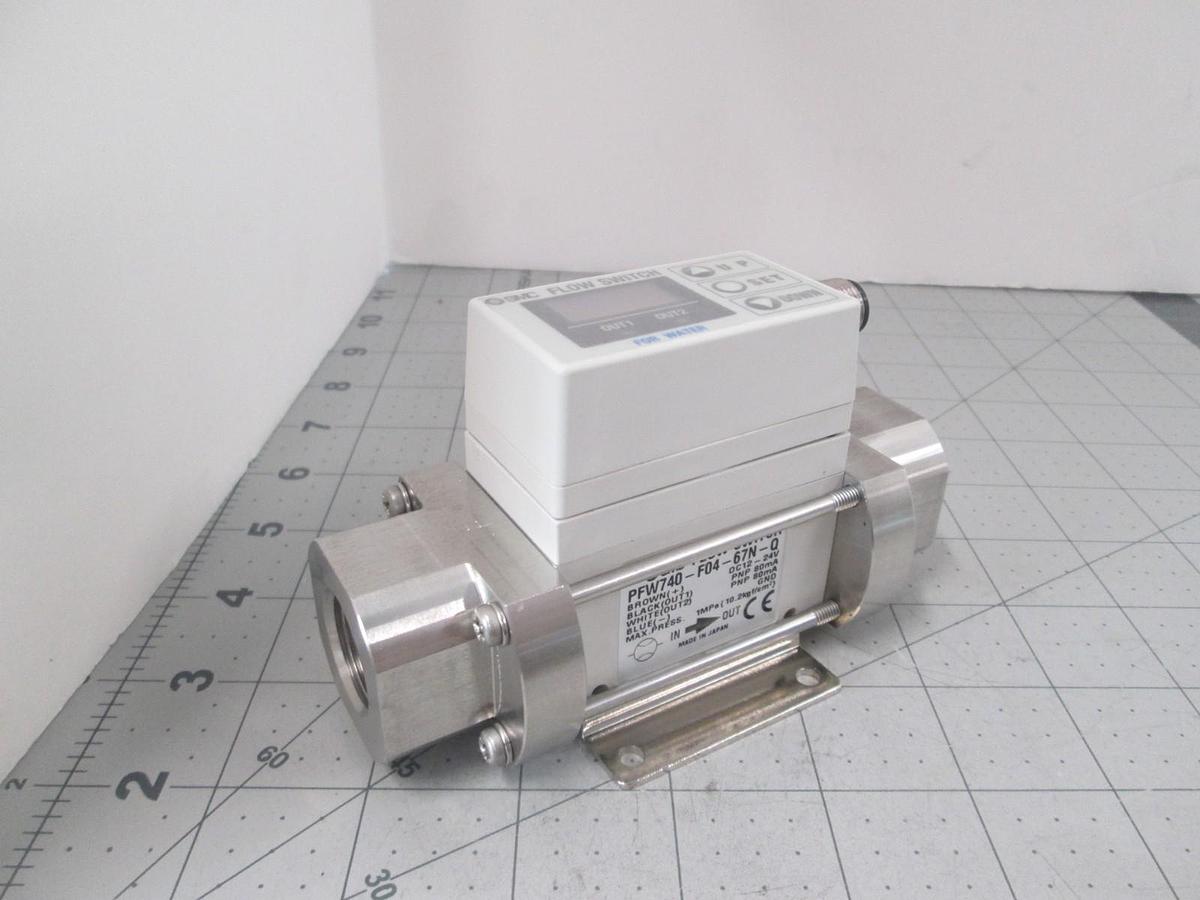 SMC, PFW740-F04-67N-Q, Digital Flow Switch Assy, New