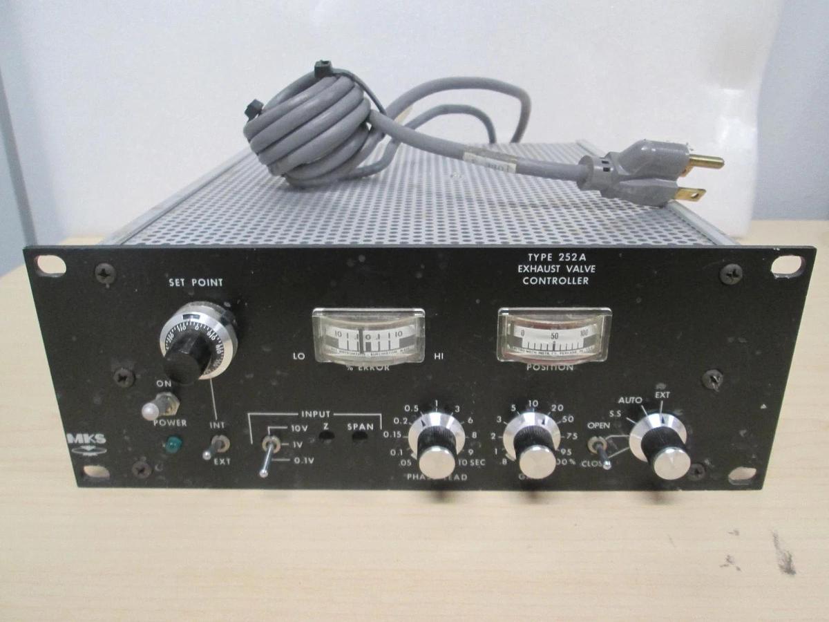 Used MKS, Type 252A, Exhaust Valve Controller, 252A-1-VP0, Used