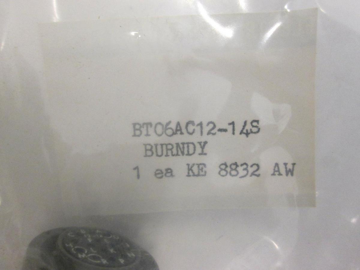 Used Amphenol, BT06AC12-14S, Burndy Connector, New, Lot of 3
