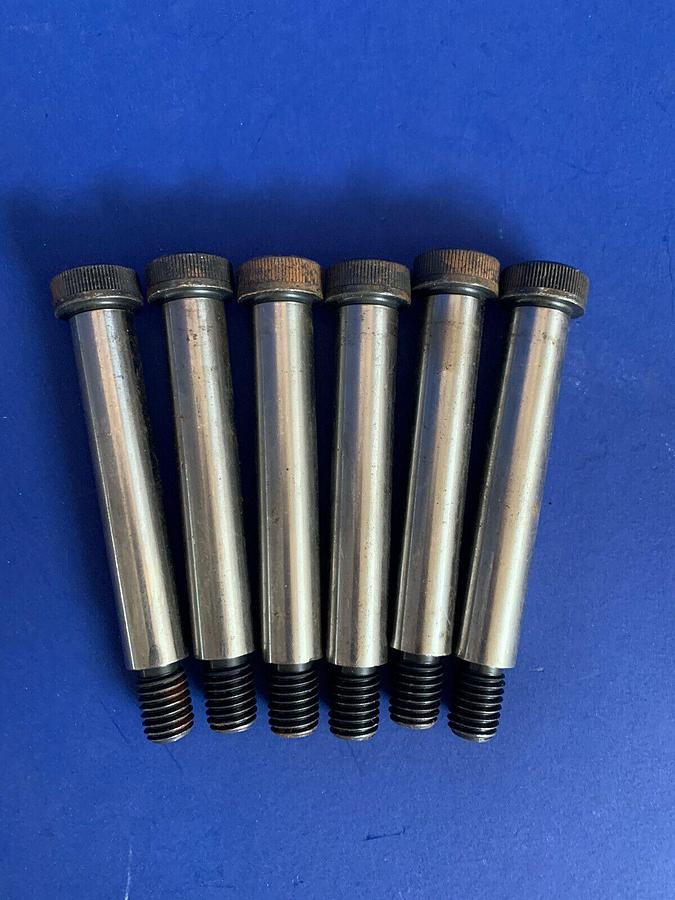 Used Stripper Bolt with Socket Head 5/8" x 3-1/2", Lot of 6, Used