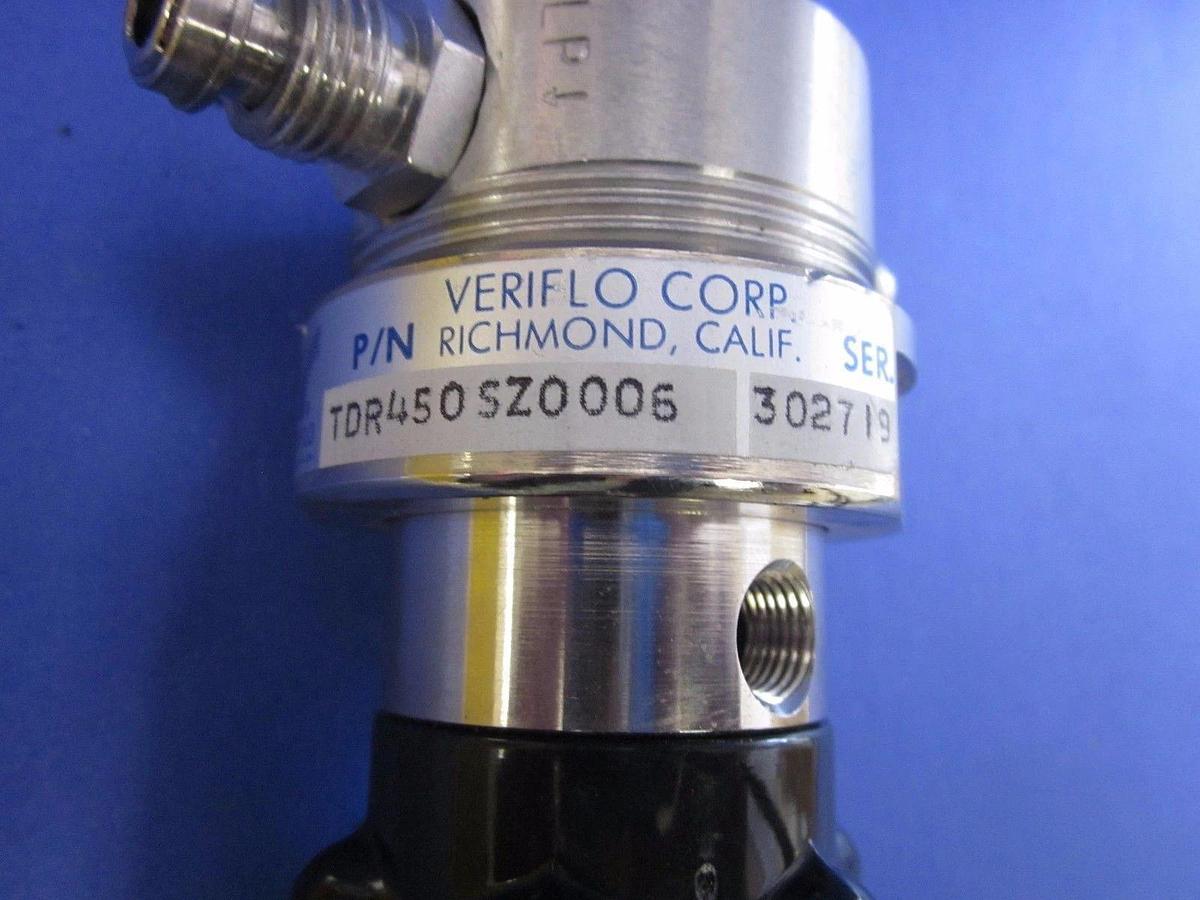 Used Veriflo TDR4500SZ0006 Tied Diaphragm Regulator 1/4" MVCR