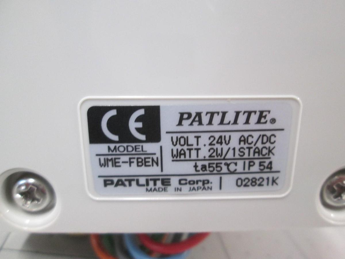 Patlite, WME-FBEN, LED Signal Tower Light, 24V AC/DC, 2W, New
