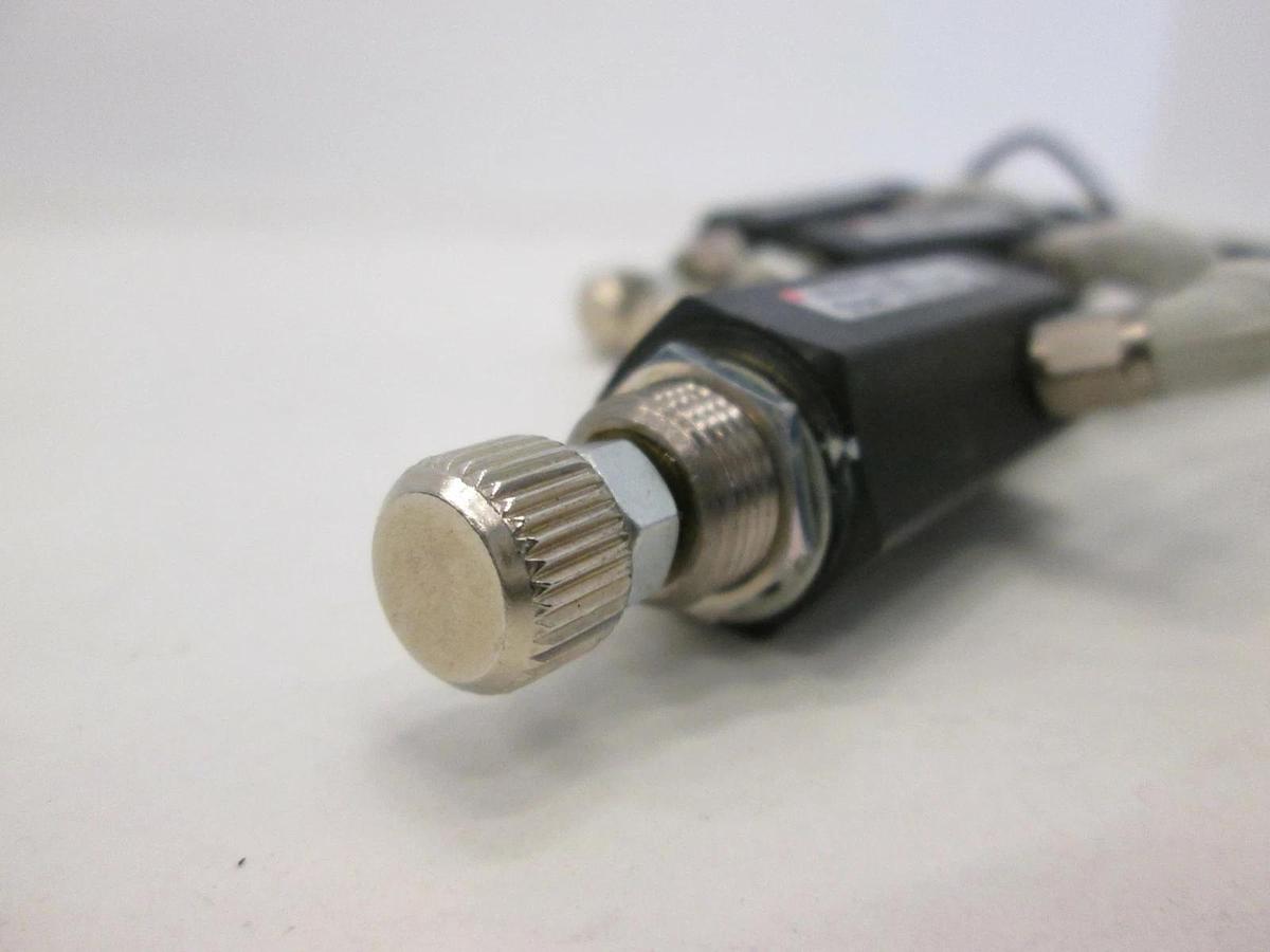 Used SMC, Mini Pressure Regulator, ARJ210-M5 w/ Gauge, Used, Lot of 3