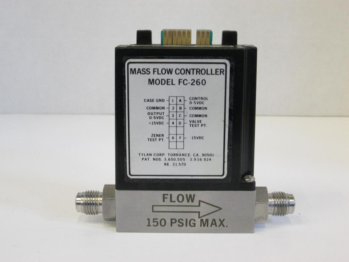 Used Tylan FC-260 MFC, O2, 5 SLPM, Used