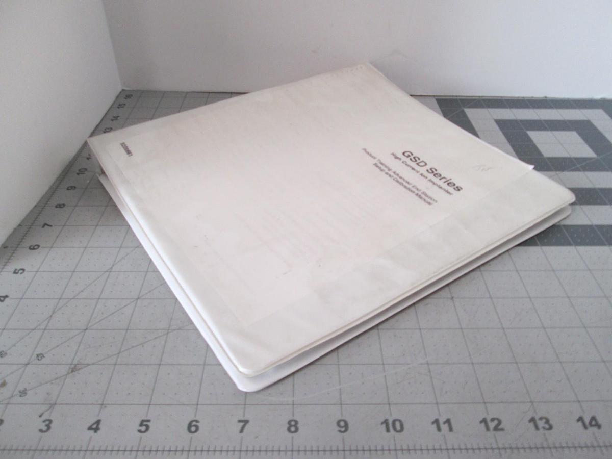 Used Eaton, GSD Series, High Current Ion Implanter, Setup and Calibration Manual Used