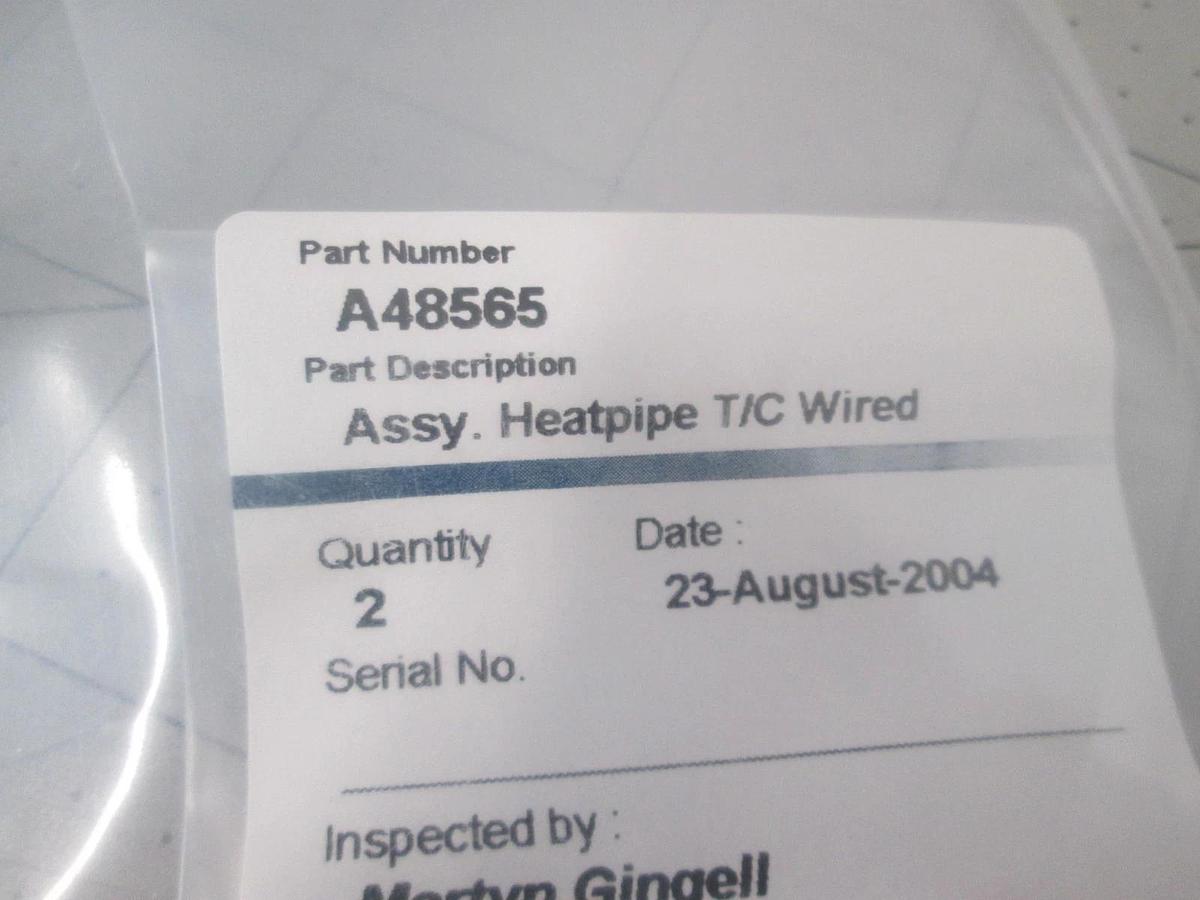Trikon Technologies, A48565, Thermocouple TC K Type Wire Assy, New, Lot of 2