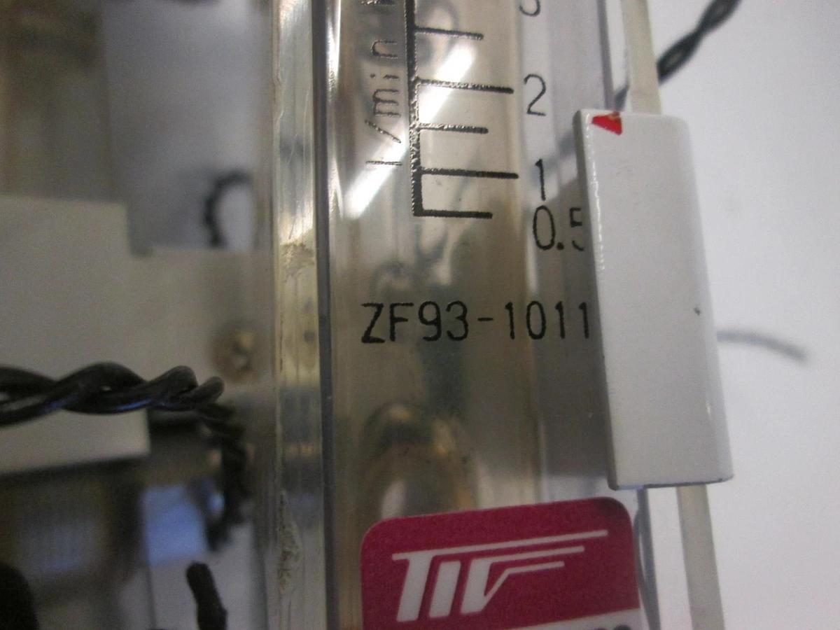 Used Tokyo Keiso, ZF93-1011, Purge Meter, 0-5 I/Min Water, Used, Lot of 2