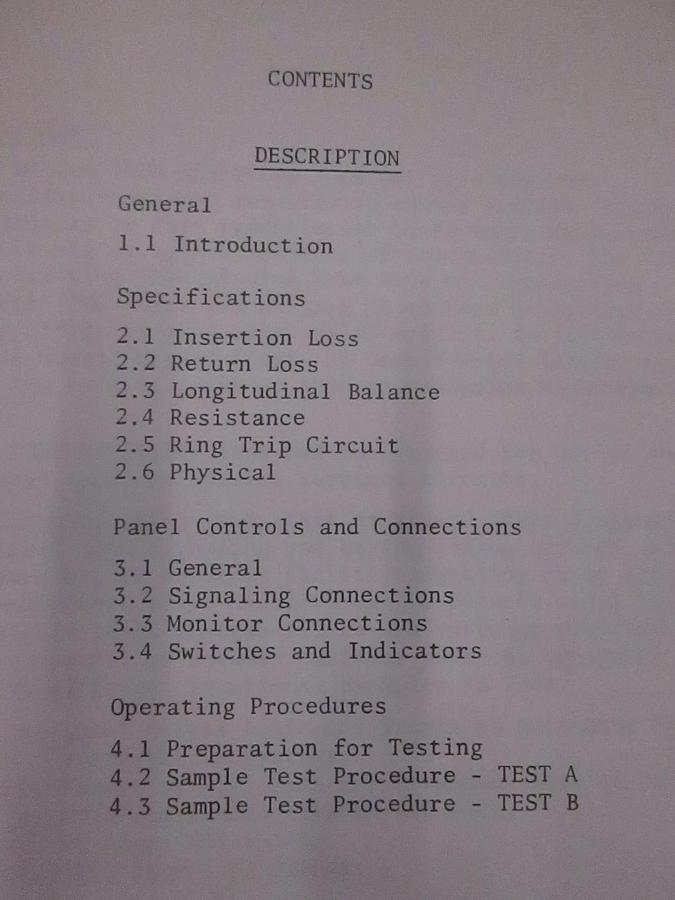 Used Wilcom T309 Auxiliary Test Set, Used