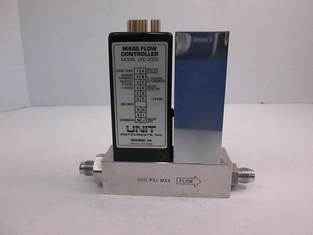 Used Unit UFC-2020 Mass Flow Controller, N2, 30 SLM, 1/4" MVCR, Used