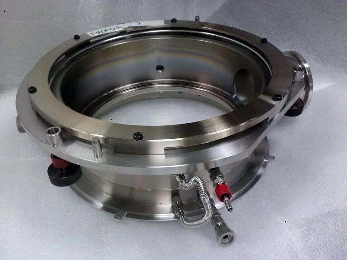 Used TEL Tokyo Electron LPCVD Process Chamber Manifold Right Side Ports, Alpha8s Used