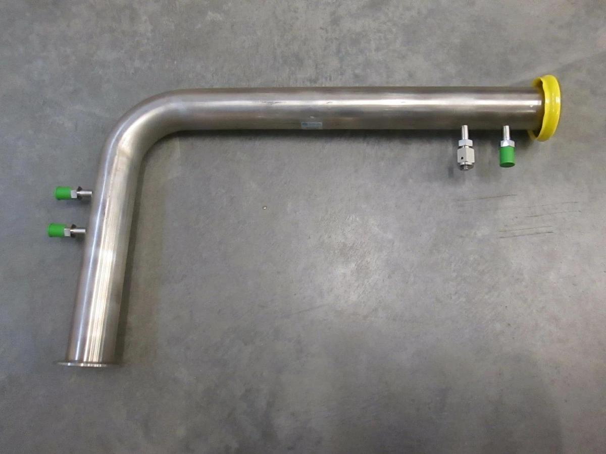 AMAT, 0050-37554, Elbow Vacuum Line with 4 Ports, New