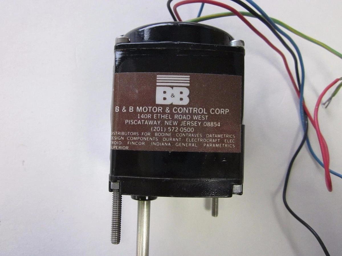 Used B & B Motor & Control KCIA-24A2, 115V, 0.1A, 1200 RPM,