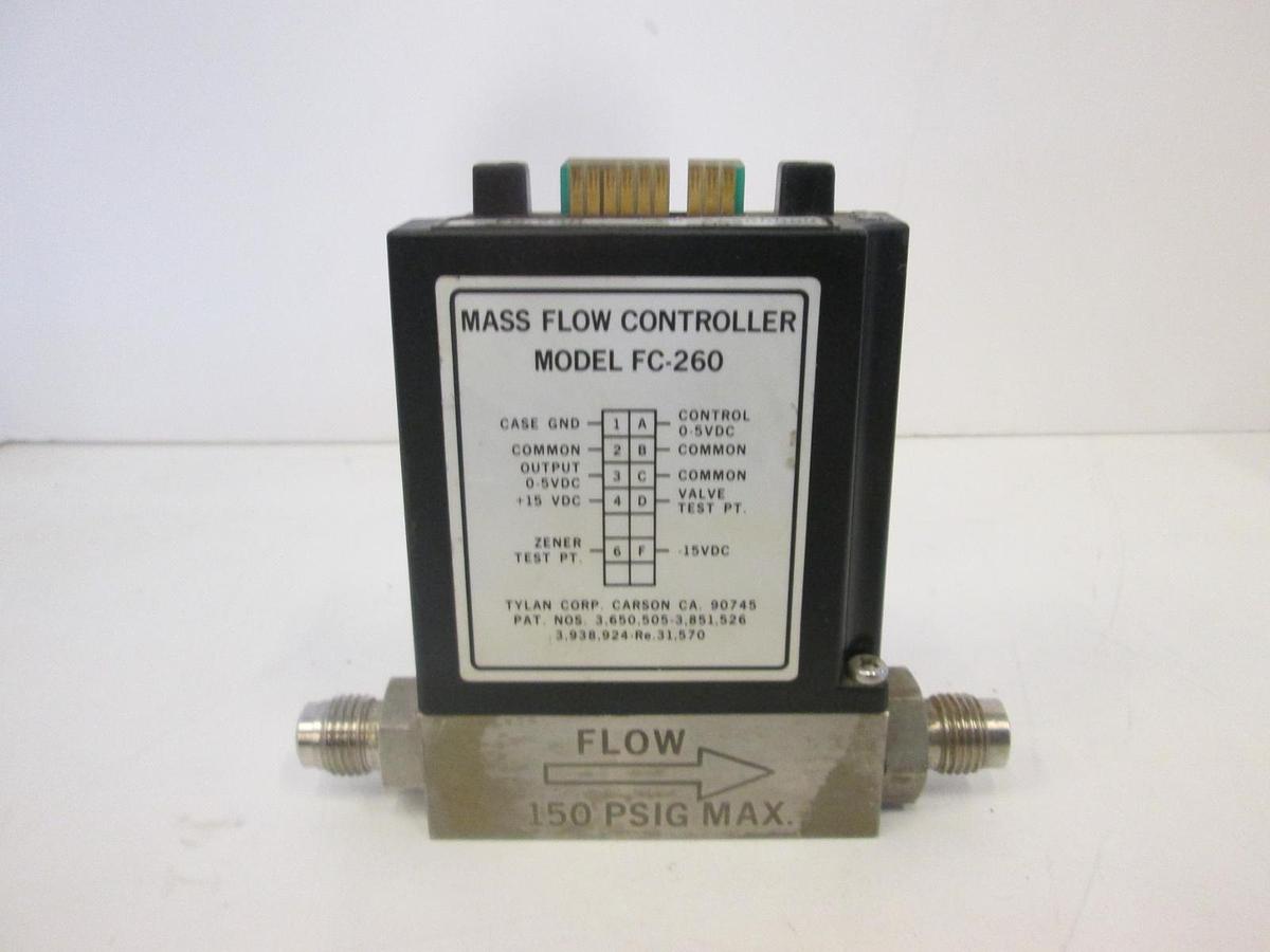 Used Tylan, FC-260, Mass Flow Controller, N2, 1 SLPM, Used
