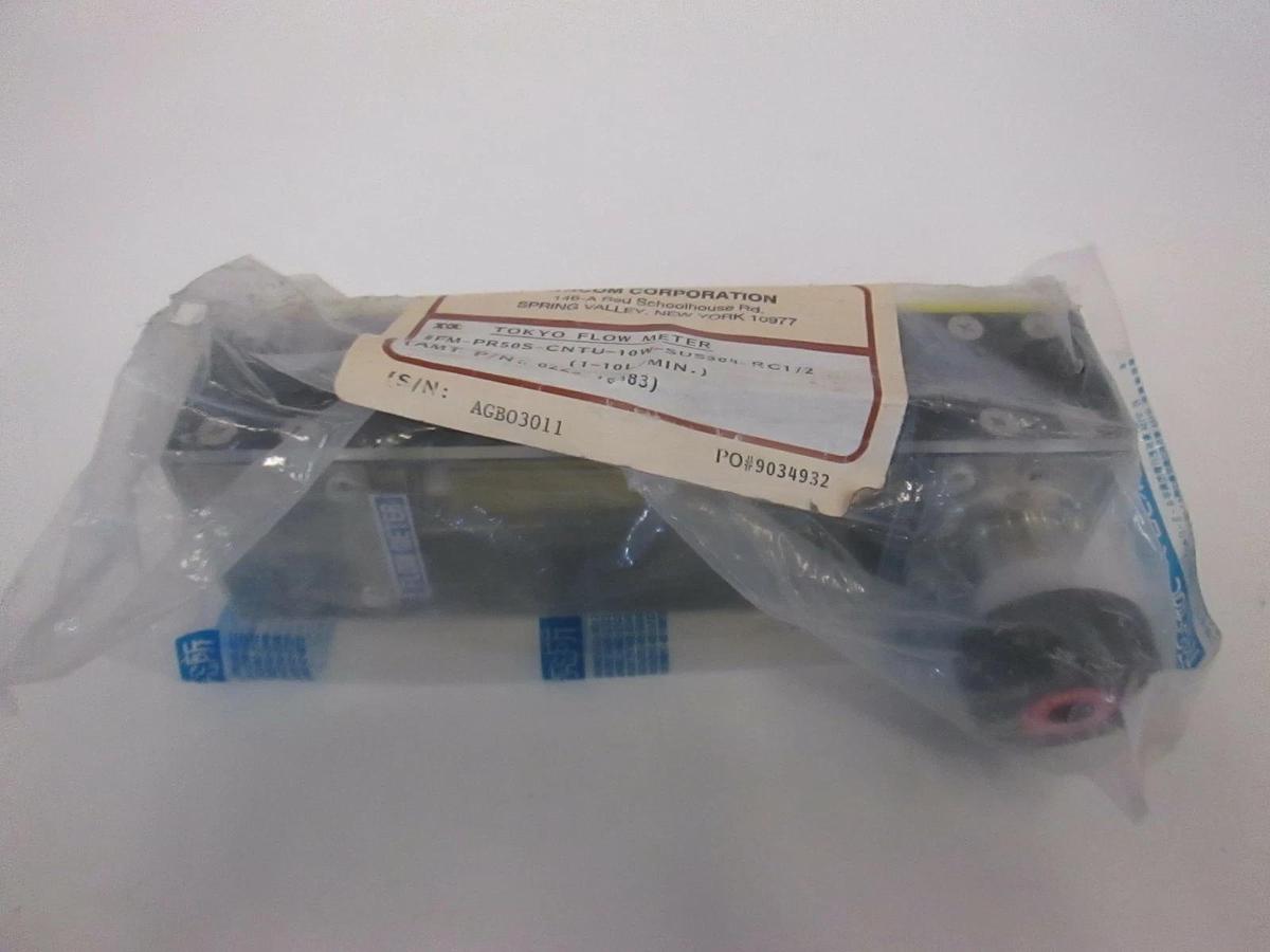 Tokyo Keiso, Flow Meter, FM-PR50S-CNTU-10W, 1-10L/Min., New