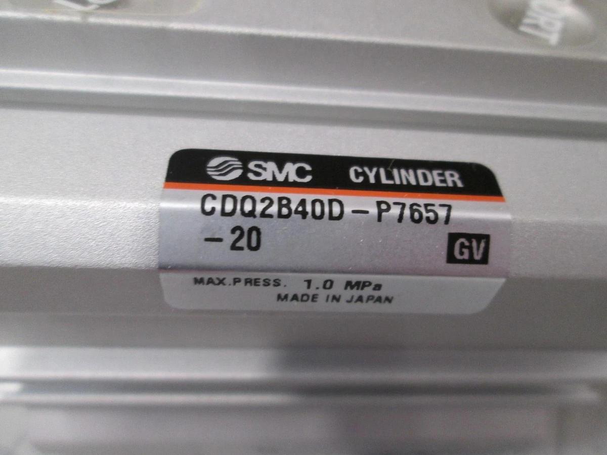SMC, CDQ2B40D-P757-20, Pneumatic Cylinder, 16mm Shaft, New