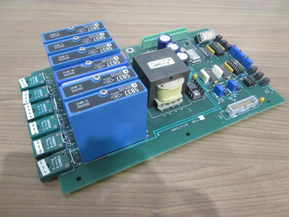 Used ICCI, 8001415 Temperature Controller w/ Dataforth 5B37 Type R Modules, Used