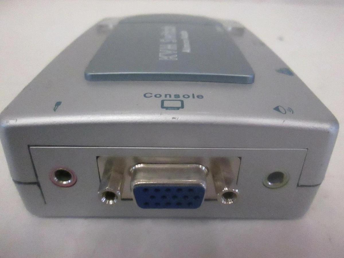 Used 2 Port PS2 Allmice KVM Switch with Audio, CS-A102A, Used