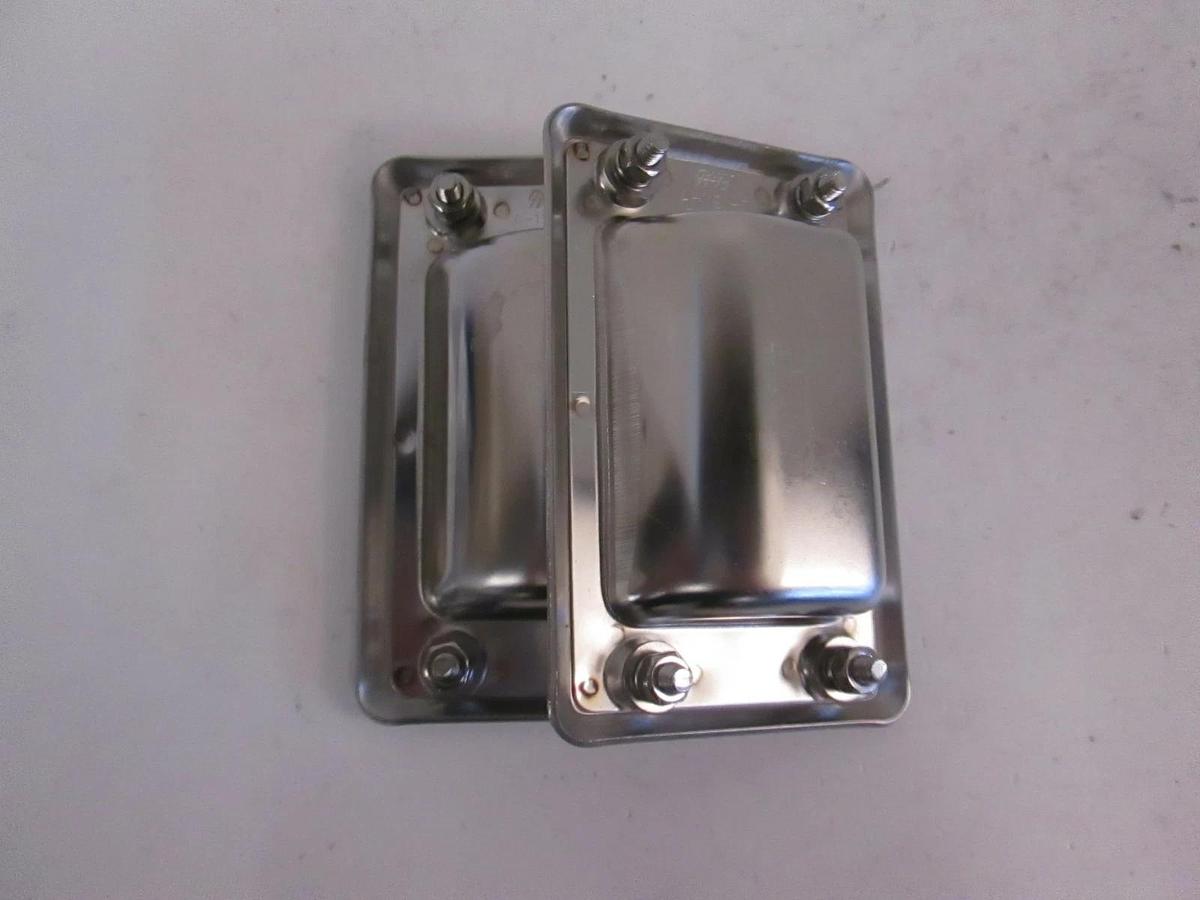 Used Takigen Stainless Steel Flush Mount Metal Grips, A-1191-3, SUS304, Lot of 2