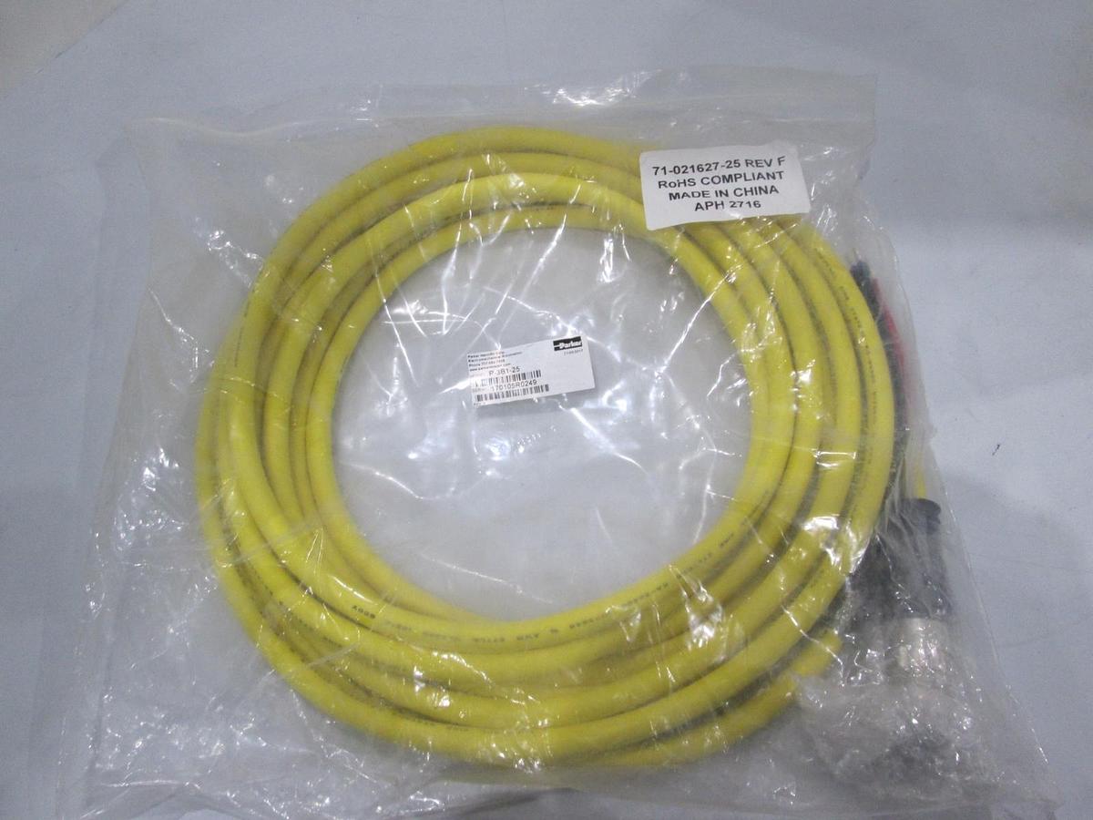 Used Parker Hannifin, P-3B1-25, Servo Cable, New