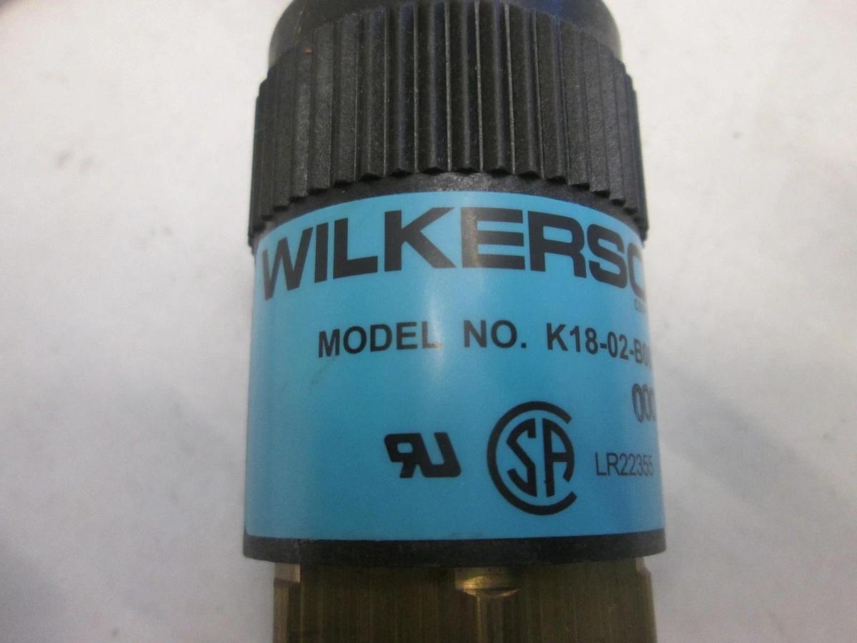 Used Wilkerson, Pressure Switch, K18-02-B000, 15-100 PSIG, 5A, 125/250 VAC, Used