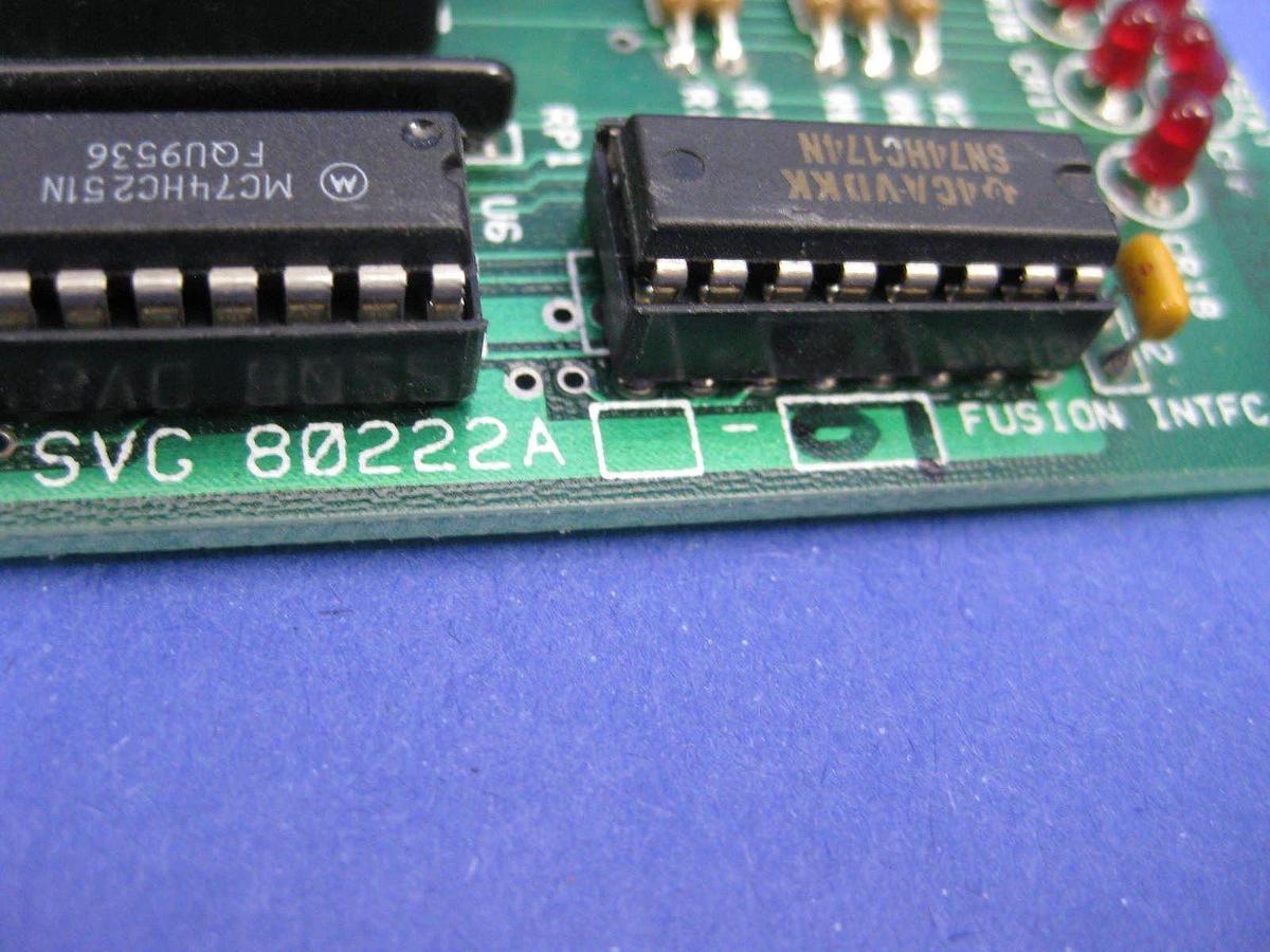 Used SVG 80222A-01 Fusion Interface PCB