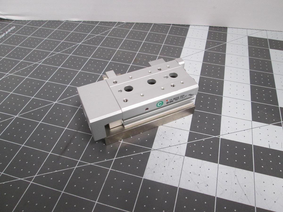Used SMC 13-MXS8-30A Precision Air Slide Table 8mm Bore 30mm Stroke Guided Cylinder