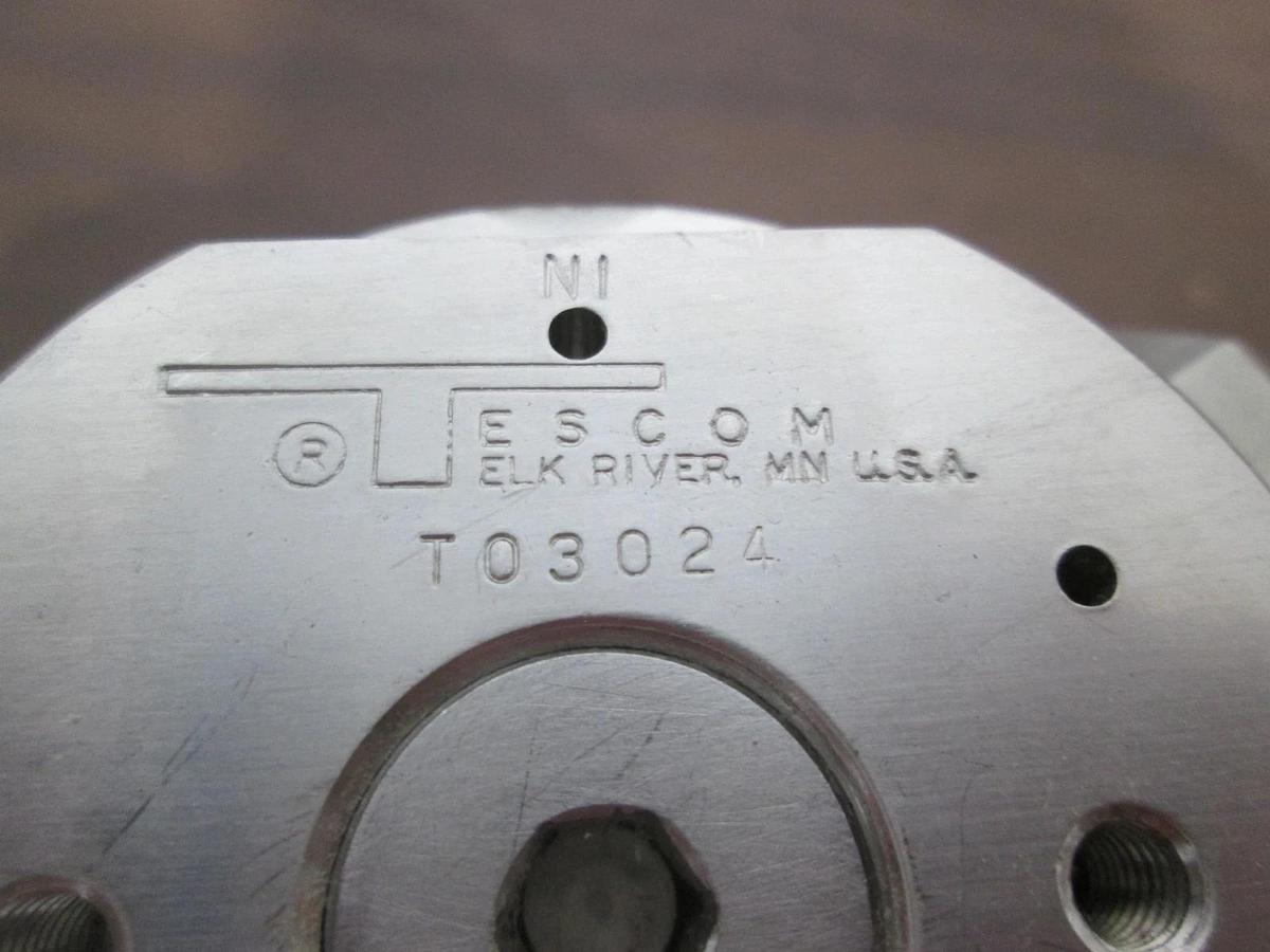 Used Tescom, 64-3061-A422-002, 4 Port Regulator, 50 PSIG Max Outlet, Used