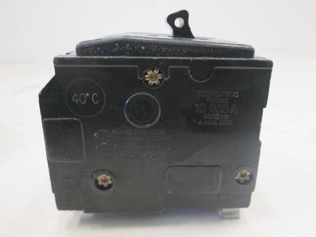 Used Square D, Type QO Circuit Breaker, 15A, 3 Pole, Used