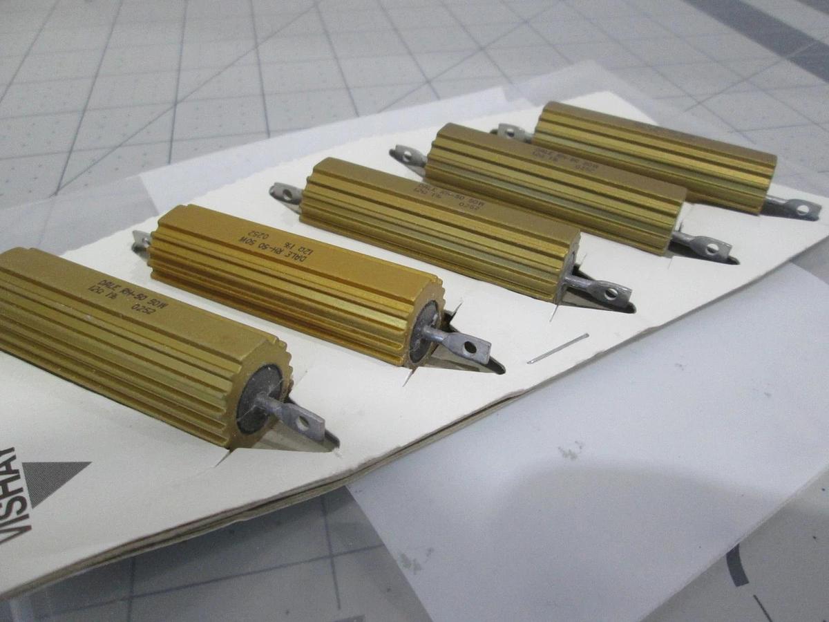 Dale, RH-50, 50W, Resistor, New, Lot of 5