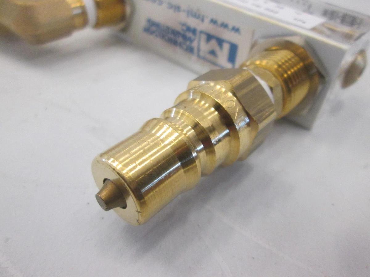Used King Instruments, 0-20 SCFH-Air-STP-Read CTR. of Float w/ Fittings, Used