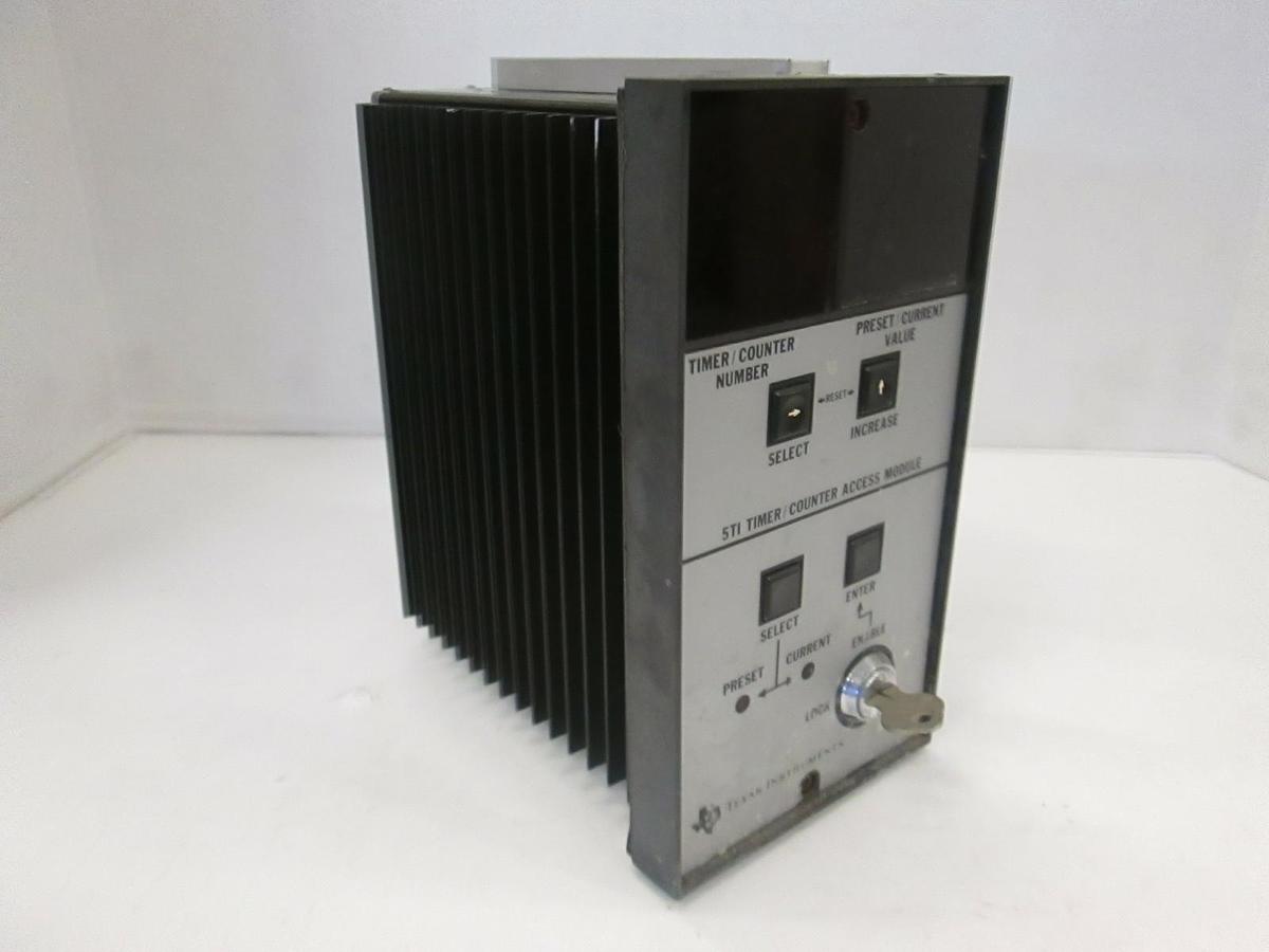 Used Texas Instruments 5TI/Counter Access Module, 5TI-3201, w/ Key, Used