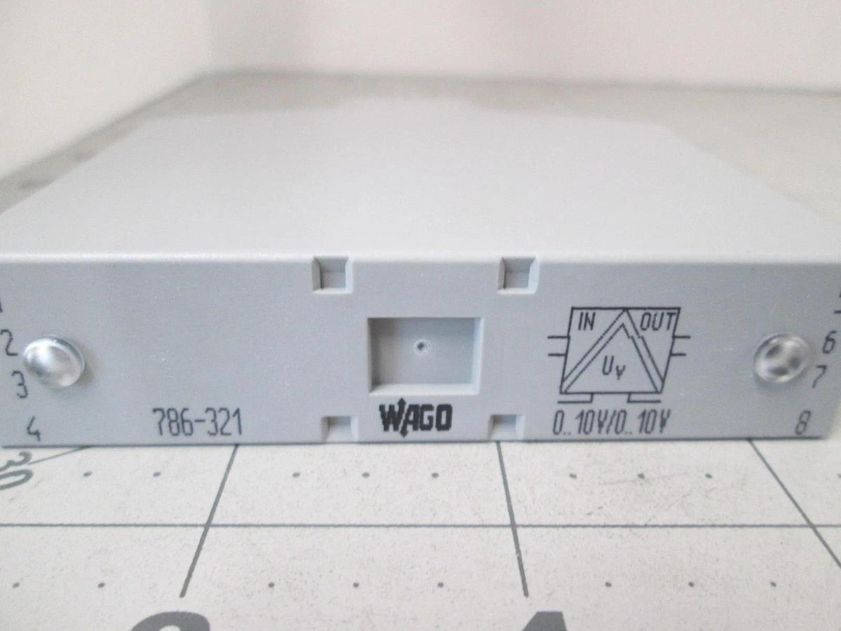 Wago, 786-321, Isolating Transformer, IN 0.10V, Out 0.10V, 24VDC, New
