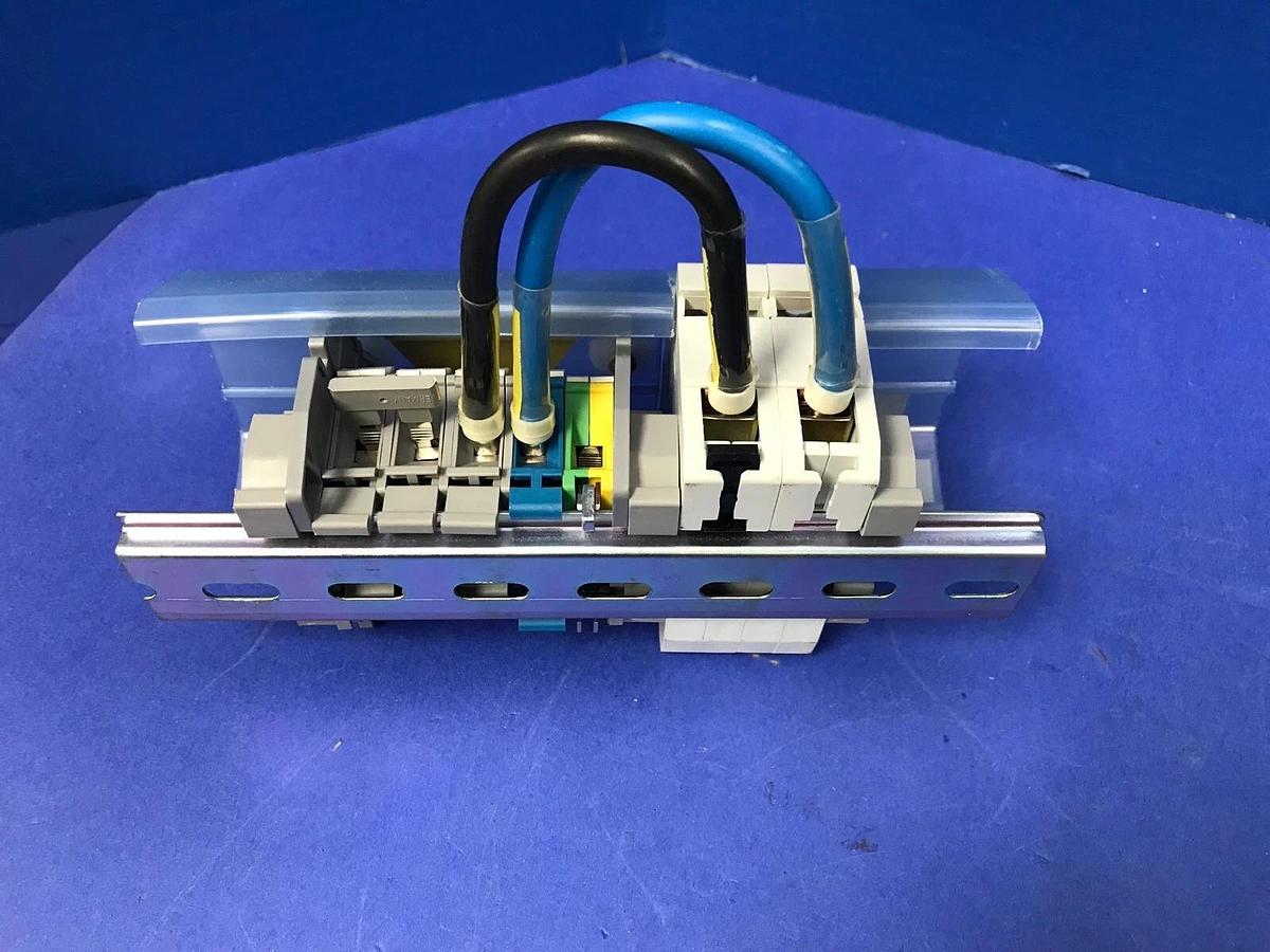 Used Moeller X-Pole Z-SM-100/2 Main Switch Assy w/ Phoenix Contact Relays, Used