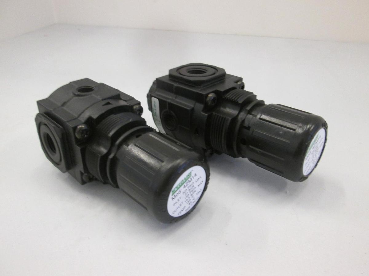 Used Speedaire, 4ZM14, Pressure Regulator, 300 PSIG, Used, Lot of 2