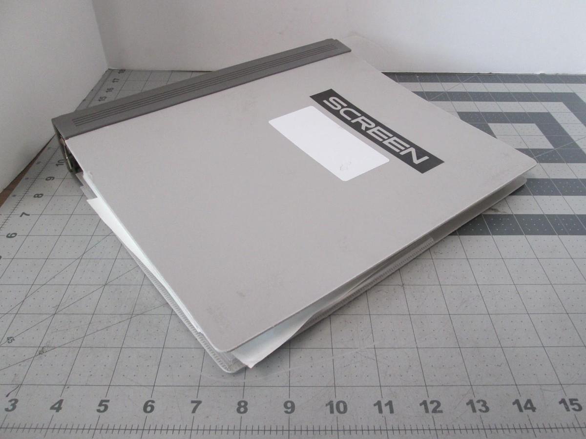 Used Screen, AVF-601/801, Operation-Maintenance Manual, Used