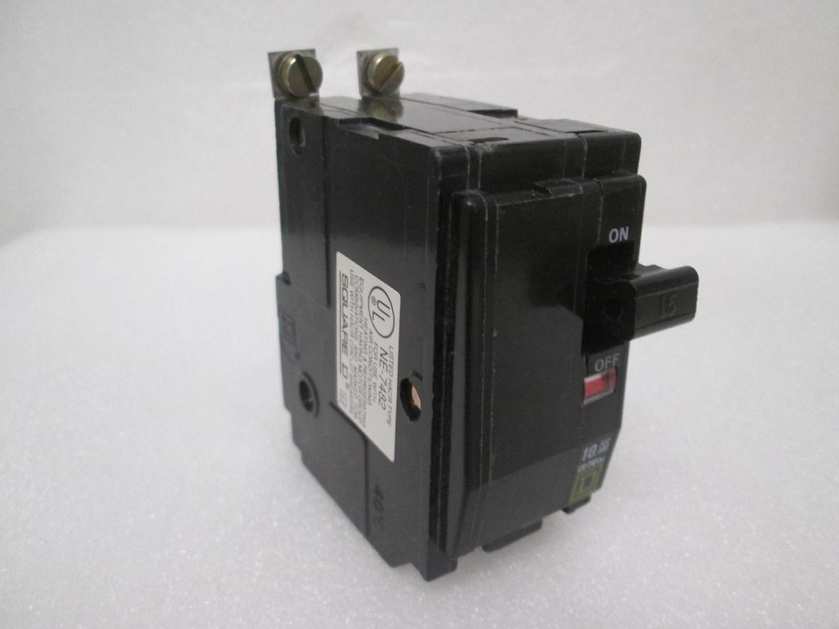 Square D, 2 Pole, HACR Type, Circuit Breaker, NE-7478, New