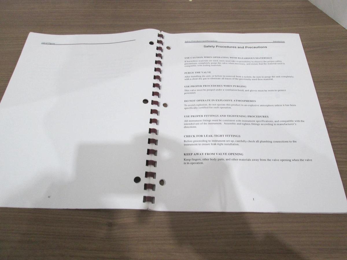 Used MKS, Type 253A, Throttling Valve 20mm to 10", Instruction Manual, Used