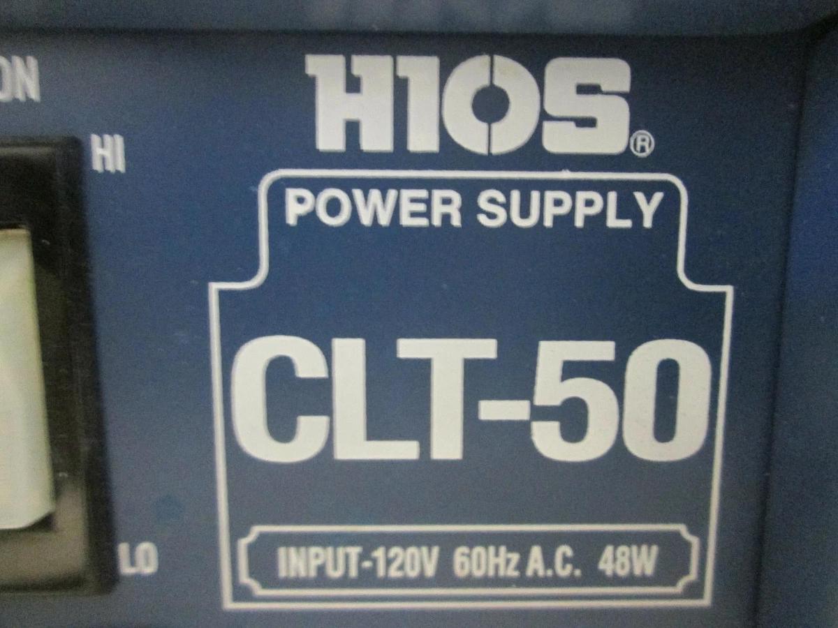 Used HIOS, CLT-50 Power Supply, Input- 120V, 60Hz A.C. 48W, Used