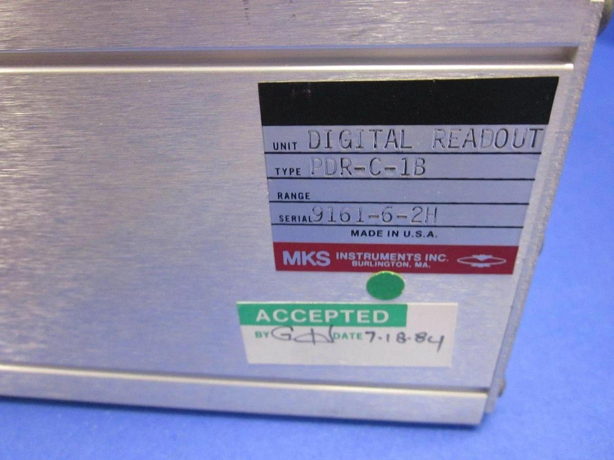 Used MKS PDR-C-1B Digital Power Supply Readout