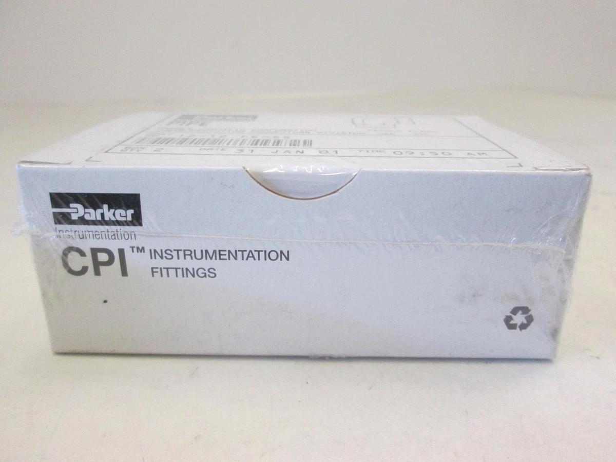 Parker, 12-12 FE-SS, Female Elbow Pipe Fitting Box of 2, New, Original Packaging